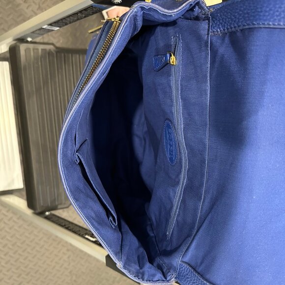 Fossil Navy Leather Mini Backpack - Picture 3 of 3